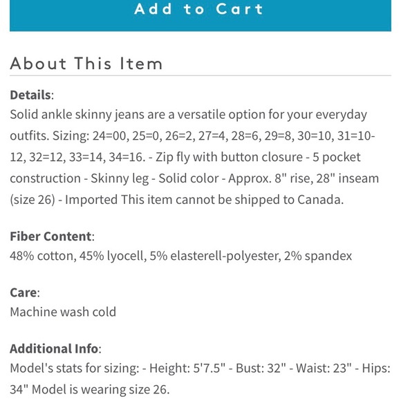 Hudson ‘Krista’ Ankle Super Skinny Jeans, size 31 - Picture 4 of 4